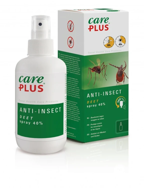 Care Plus Anti-Insect - Deet Spray 40%, 200Ml (Nl/Fr/De) 5 Care Plus Anti-Insect - Deet Spray 40%, 200Ml (Nl/Fr/De) - Afbeelding 3