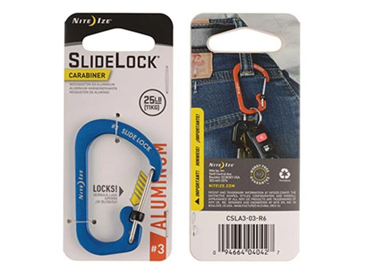 Nite Ize Nite Ize S-Biner #3 Slidelock Aluminium Blue Multitool 3 Nite Ize Nite Ize S-Biner #3 Slidelock Aluminium Blue Multitool