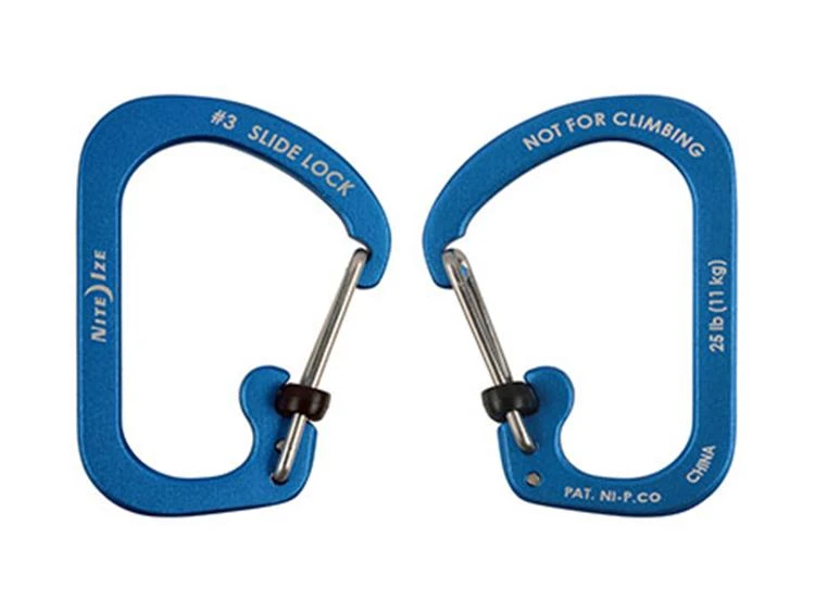 Nite Ize Nite Ize S-Biner #3 Slidelock Aluminium Blue Multitool 4 Nite Ize Nite Ize S-Biner #3 Slidelock Aluminium Blue Multitool - Afbeelding 2
