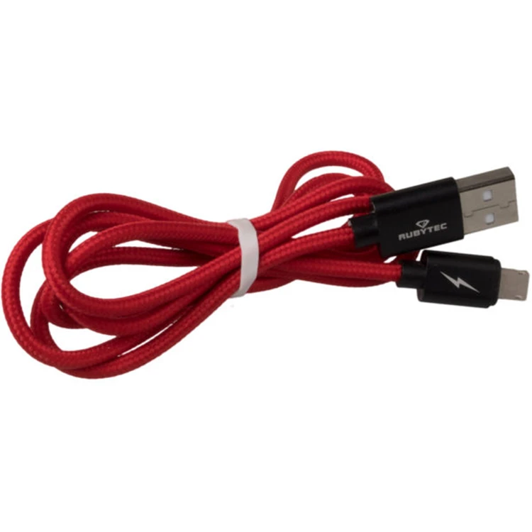 Rubytec Charge Micro Usb & Lightning Cable Red 30 3 Rubytec Charge Micro Usb & Lightning Cable Red 30