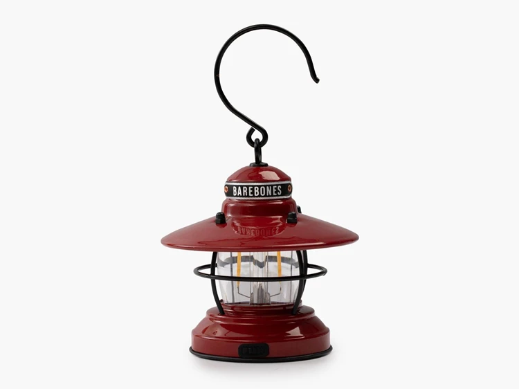 Barebones Mini Edison Lantern - Red 3 Barebones Mini Edison Lantern - Red