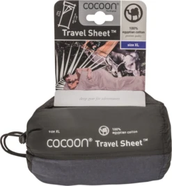 Cocoon Travel Sheet Xl 100% Egyptian Cotton Lakenzak