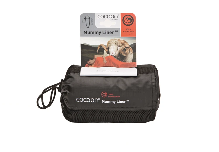 Cocoon Mummyliner, Merinowool, Black Lakenzak 3 Cocoon Mummyliner, Merinowool, Black Lakenzak