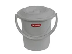Curver Toiletemmer 7 Curver Toiletemmer -Campingwinkel 3838257 24189 curver toiletemmer met deksel 10 liter o 31 cm lichtgrijs 20