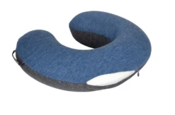 Bo-Camp - Nekkussen - Memoryfoam - Blauw/Antraciet Kussen -Campingwinkel 3988055 8712013066202 2