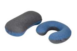 Bo-Camp - Nekkussen - Memoryfoam - Blauw/Antraciet Kussen -Campingwinkel 3988057 8712013066202 4