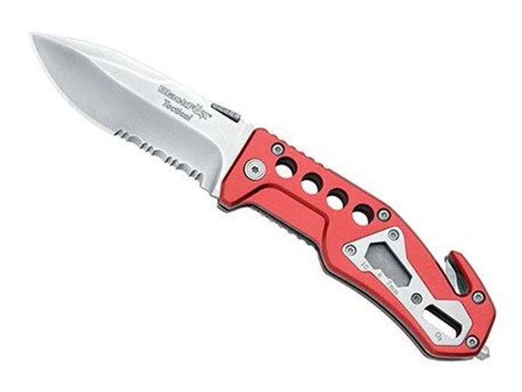 Fox Cutlery Black Fox Rescue Knife Red 3 Fox Cutlery Black Fox Rescue Knife Red
