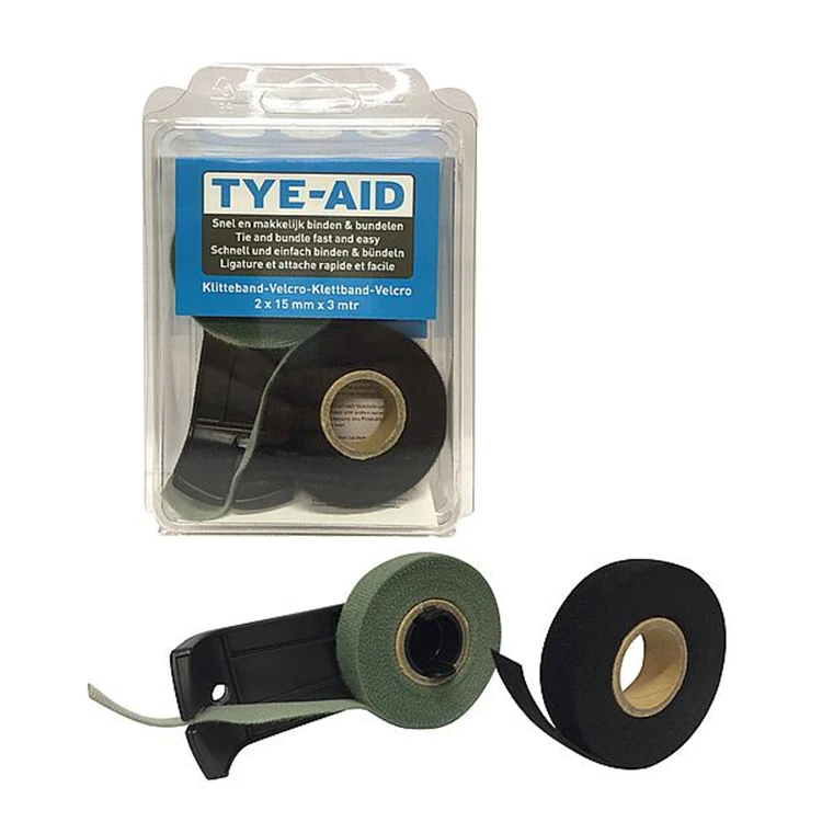 Tye-Aid - Klittenband Set - Inclusief Snijmes - Multifunctioneel 3 Tye-Aid - Klittenband Set - Inclusief Snijmes - Multifunctioneel