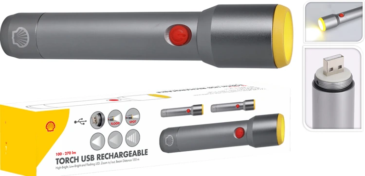 Soellaart Shell Zaklamp Aluminium 3 X 15 Cm 3 Soellaart Shell Zaklamp Aluminium 3 X 15 Cm