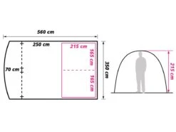 Obelink Living Tunneltent -Campingwinkel obelink living floor plan ecommerce 077c 1