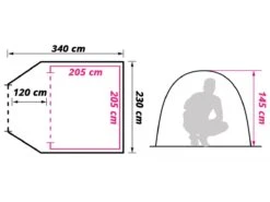Obelink River 3 Koepeltent 13 Obelink River 3 Koepeltent -Campingwinkel obelink river floor plan ecommerce 0639 1