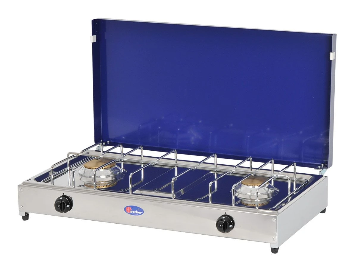 Parker® Parker 2-pits Camping Line RVS Kooktoestel 3 Parker® Parker 2-pits Camping Line RVS Kooktoestel