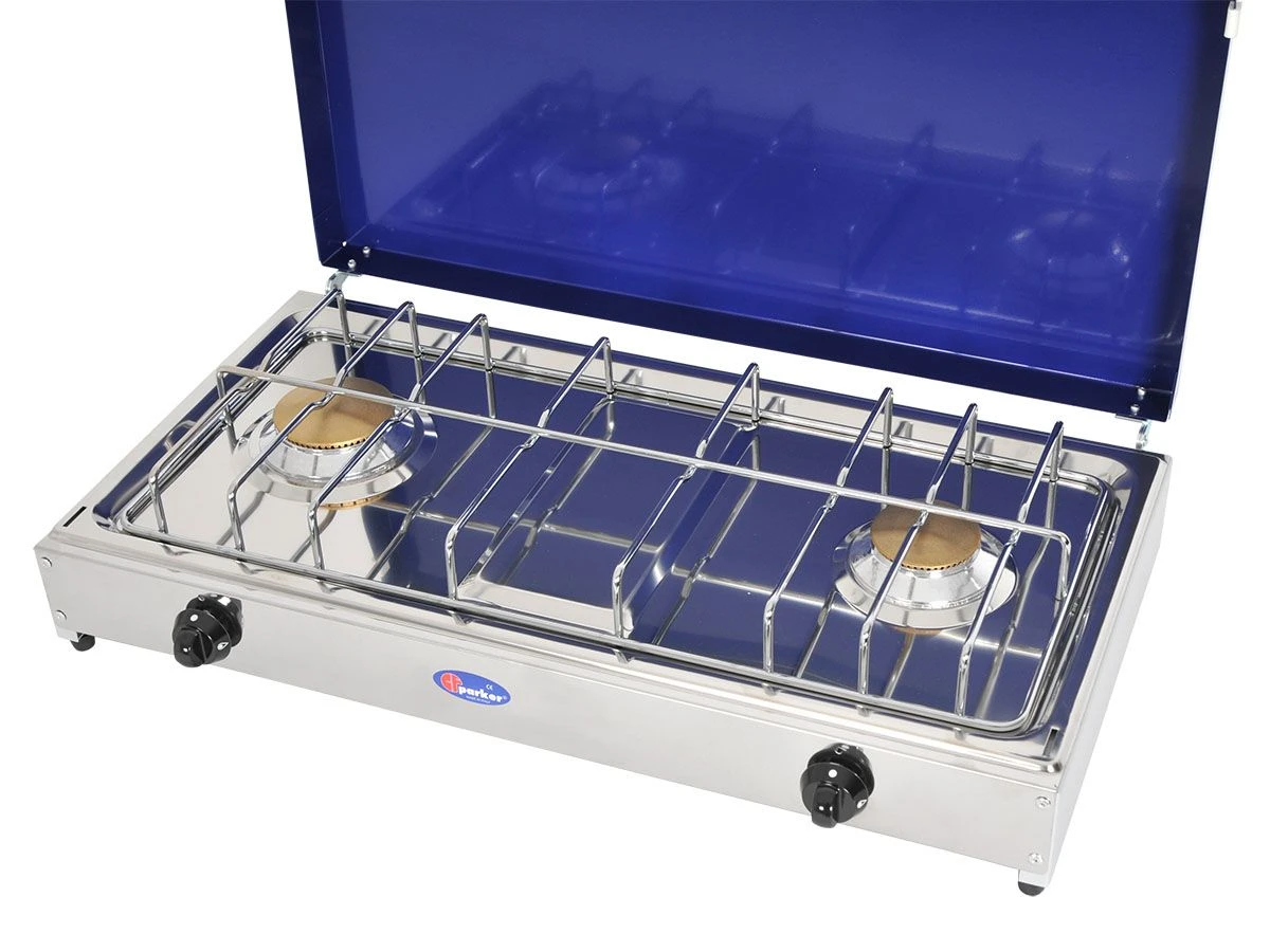Parker® Parker 2-pits Camping Line RVS Kooktoestel 8 Parker® Parker 2-pits Camping Line RVS Kooktoestel - Afbeelding 6