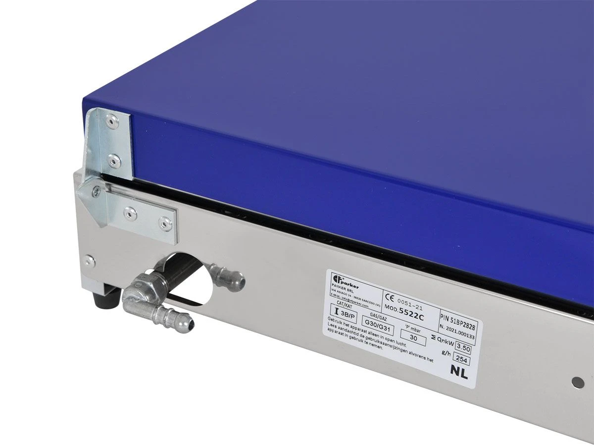 Parker® Parker 2-pits Camping Line RVS Kooktoestel 4 Parker® Parker 2-pits Camping Line RVS Kooktoestel - Afbeelding 2