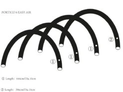 Obelink Portico 6 Easy Air Hoofd Airtube Voor -Campingwinkel portico easy air ecommerce c4ec
